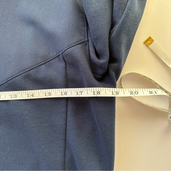 Nike Mens Dri Fit Half Zip Football UV Top Pullover Navy Blue Small - Picture 6 of 15